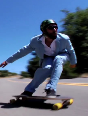 Epic Downhill Racing on Skateboards